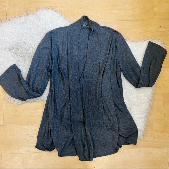 Gray work / casual cardigan winter fall plus size 3X - Picture 1 of 4